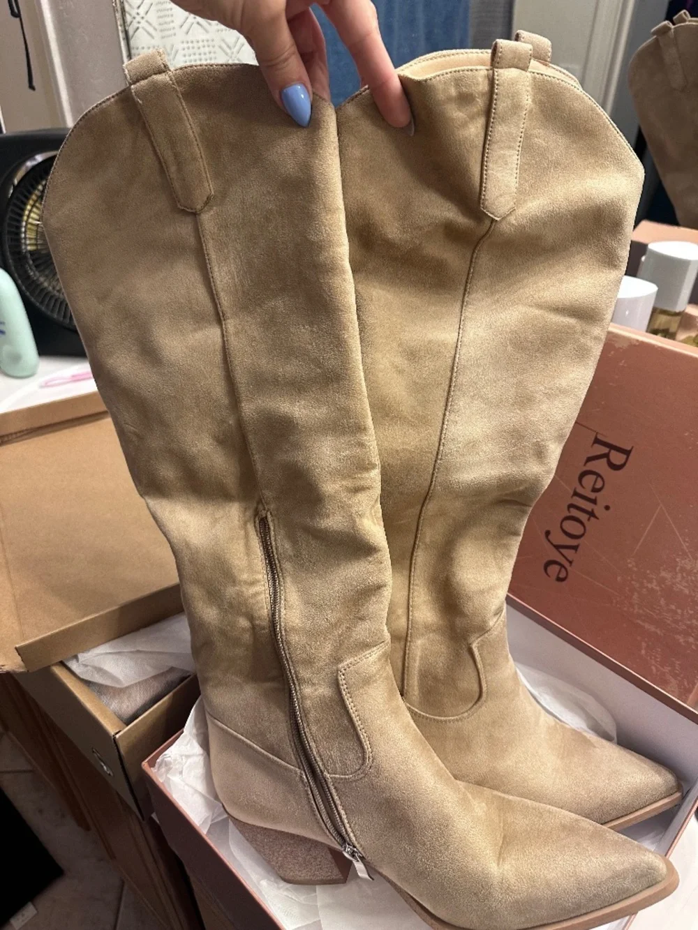 Knee High Cowboy Boots